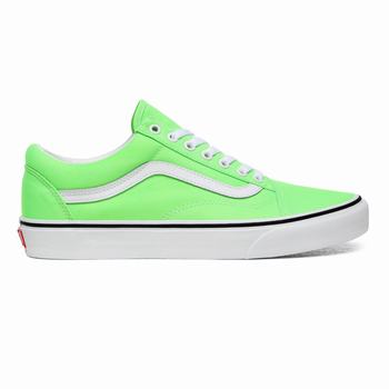 Férfi Vans Neon Old Skool Tornacipő VA5314607 Zöld/Fehér